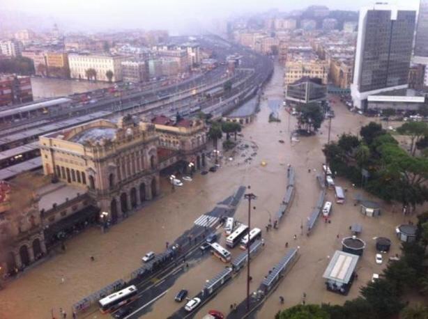 Alluvione,Genova.